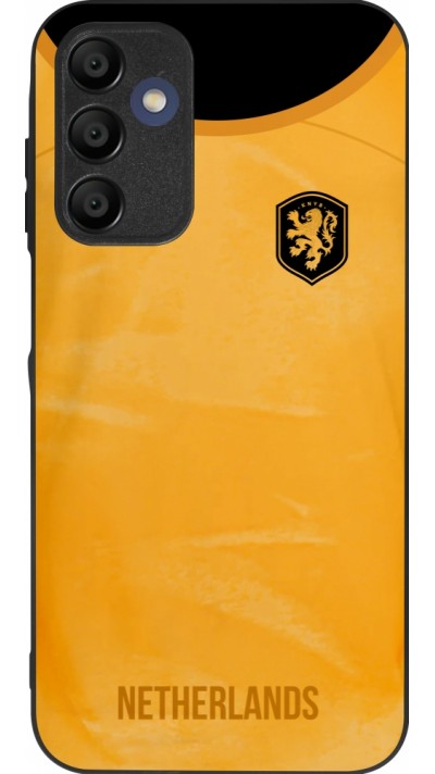 Coque Samsung Galaxy A16 - Silicone rigide noir Maillot de football Pays-Bas 2022 personnalisable