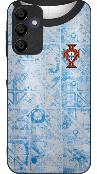 Coque Samsung Galaxy A16 - Silicone rigide noir Maillot de football Portugal Extérieur personnalisable