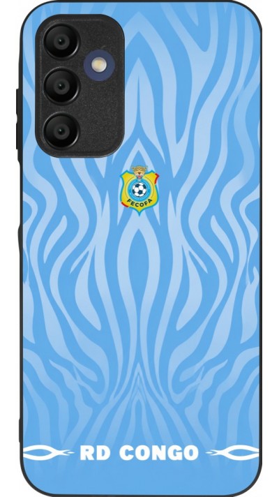 Coque Samsung Galaxy A16 - Silicone rigide noir Maillot de football RD Congo 2026 personnalisable