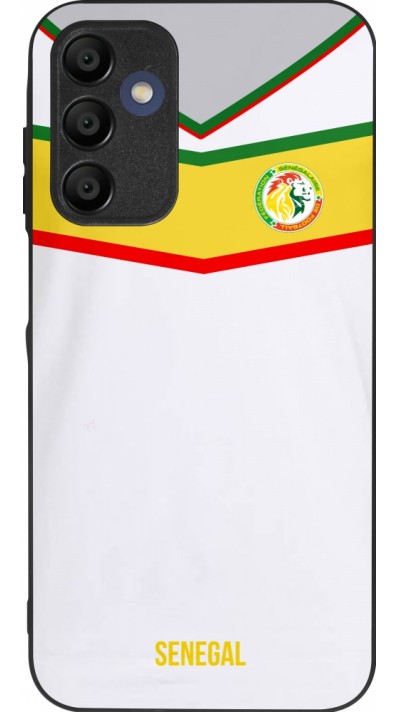 Coque Samsung Galaxy A16 - Silicone rigide noir Maillot de football Senegal 2022 personnalisable