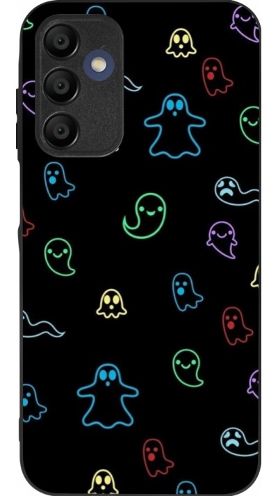 Coque Samsung Galaxy A16 - Silicone rigide noir Halloween 2024 colorful ghosts