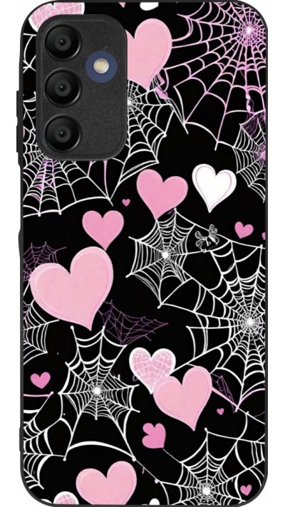 Coque Samsung Galaxy A16 - Silicone rigide noir Halloween 2024 girly