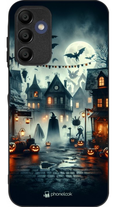 Coque Samsung Galaxy A16 - Silicone rigide noir Halloween Spookville