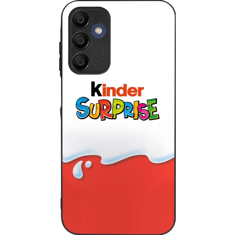 Coque Samsung Galaxy A16 - Silicone rigide noir Kinder Surprise