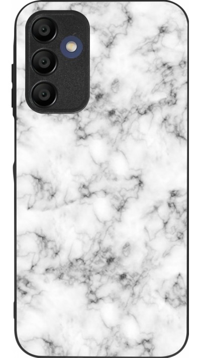 Coque Samsung Galaxy A16 - Silicone rigide noir Marble 01