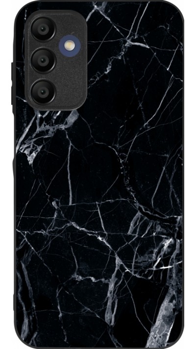 Coque Samsung Galaxy A16 - Silicone rigide noir Marble Black 01