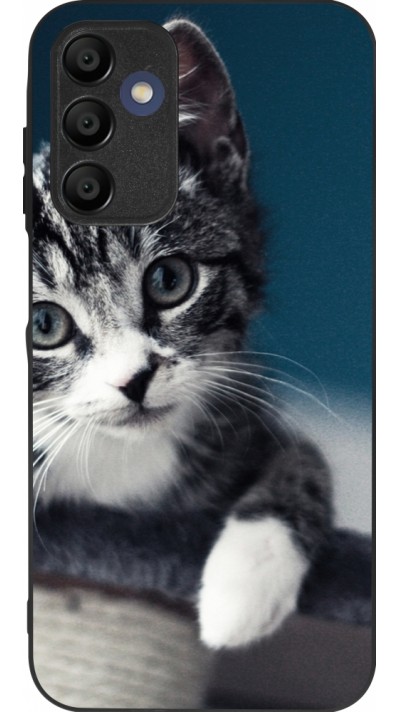 Coque Samsung Galaxy A16 - Silicone rigide noir Meow 23
