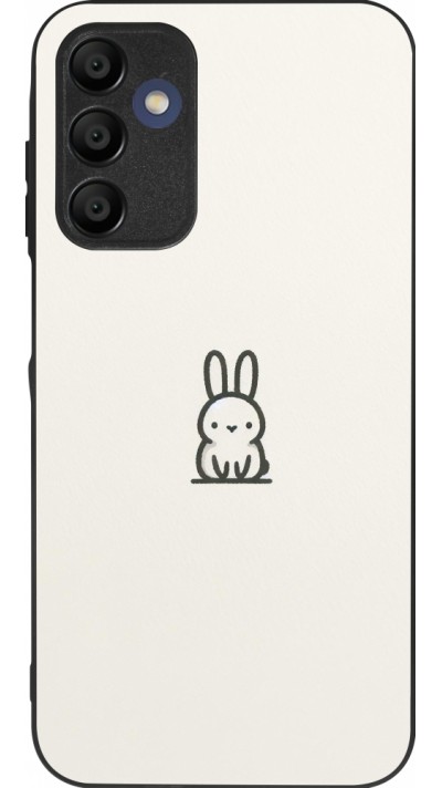 Coque Samsung Galaxy A16 - Silicone rigide noir Minimal bunny cutie