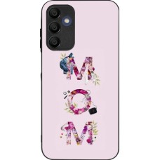 Coque Samsung Galaxy A16 - Silicone rigide noir Mom 2024 girly mom