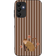 Coque Samsung Galaxy A16 - Silicone rigide noir Monkey with stripes