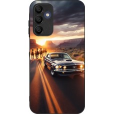 Coque Samsung Galaxy A16 - Silicone rigide noir Mustang 69 Grand Canyon