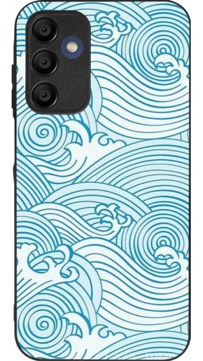 Coque Samsung Galaxy A16 - Silicone rigide noir Ocean Waves