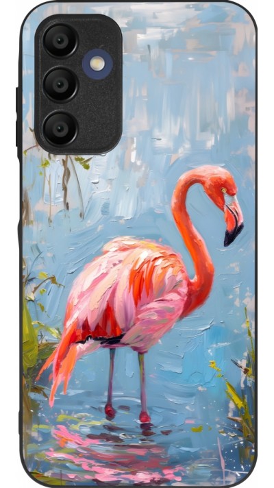Coque Samsung Galaxy A16 - Silicone rigide noir Paint Flamingo