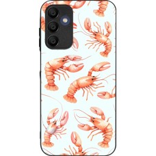 Coque Samsung Galaxy A16 - Silicone rigide noir Pattern de homards pastels