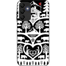 Coque Samsung Galaxy A16 - Silicone rigide noir Poya Suisse 2 noir
