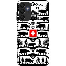 Coque Samsung Galaxy A16 - Silicone rigide noir Poya Suisse 3