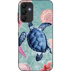 Coque Samsung Galaxy A16 - Silicone rigide noir Preppy Turtle