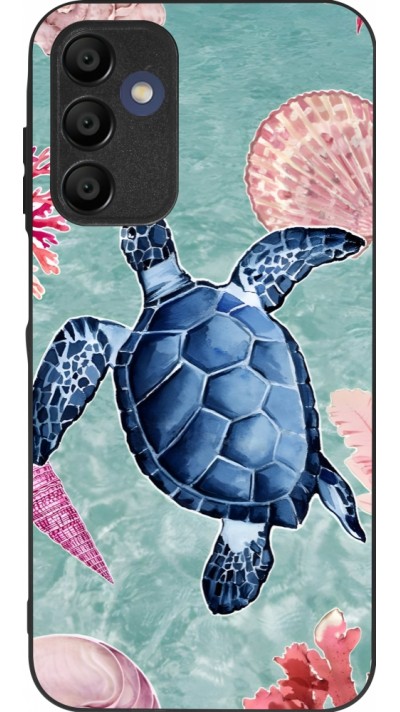 Coque Samsung Galaxy A16 - Silicone rigide noir Preppy Turtle