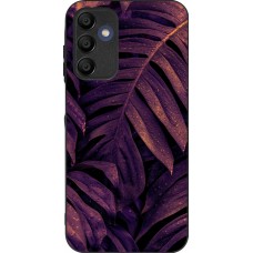 Coque Samsung Galaxy A16 - Silicone rigide noir Purple Light Leaves