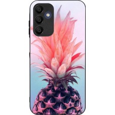 Coque Samsung Galaxy A16 - Silicone rigide noir Purple Pink Pineapple