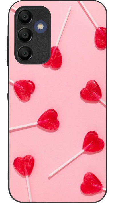 Samsung Galaxy A16 Case Hülle - Silikon schwarz Saint Valentines Day 26 Lollipop