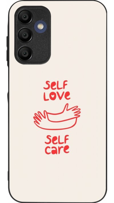 Samsung Galaxy A16 Case Hülle - Silikon schwarz Saint Valentines Day 26 Self love self care