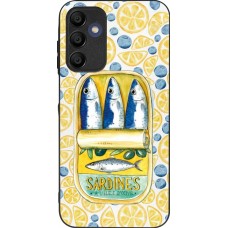 Coque Samsung Galaxy A16 - Silicone rigide noir Sardines in oil 2026