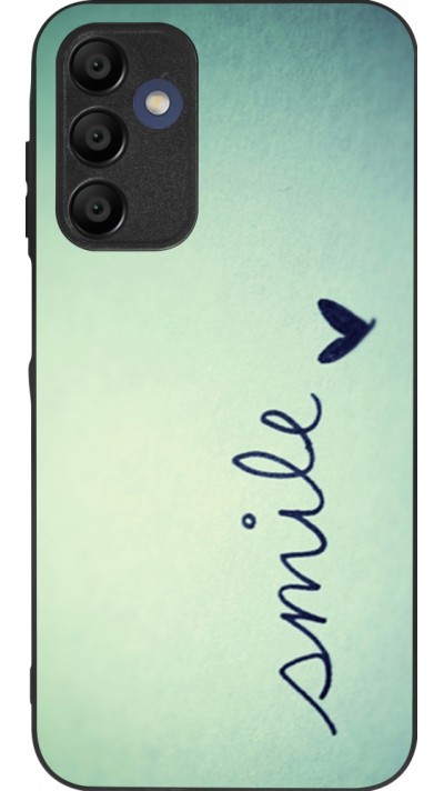 Coque Samsung Galaxy A16 - Silicone rigide noir Smile