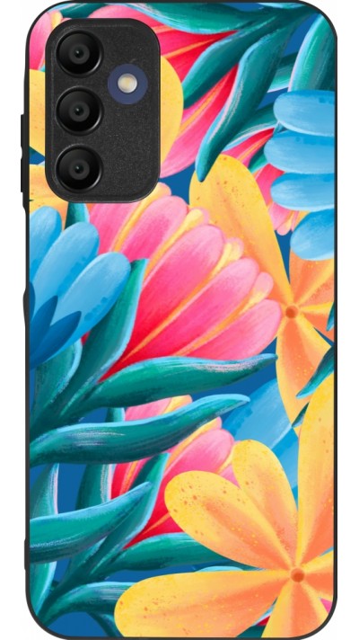 Coque Samsung Galaxy A16 - Silicone rigide noir Spring 23 colorful flowers