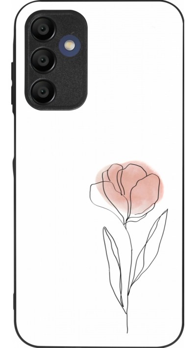 Coque Samsung Galaxy A16 - Silicone rigide noir Spring 23 minimalist flower