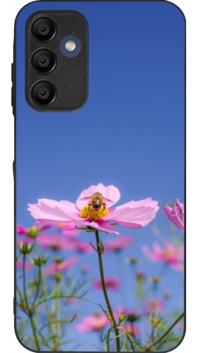 Samsung Galaxy A16 Case Hülle - Silikon schwarz Bee on a flower Spring 2026