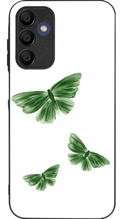 Samsung Galaxy A16 Case Hülle - Silikon schwarz Butterflies Spring 2026