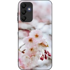 Coque Samsung Galaxy A16 - Silicone rigide noir Cherry tree Spring 2026