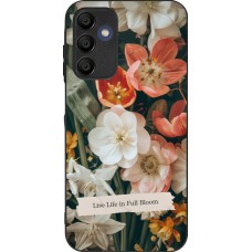 Coque Samsung Galaxy A16 - Silicone rigide noir Full Bloom Spring 2026