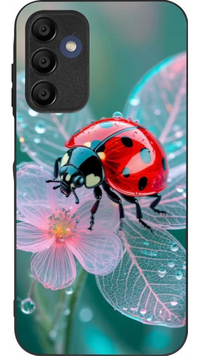 Samsung Galaxy A16 Case Hülle - Silikon schwarz Ladybird in bloom Spring 2026
