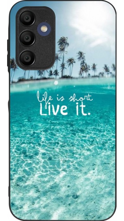 Coque Samsung Galaxy A16 - Silicone rigide noir Summer 18 24