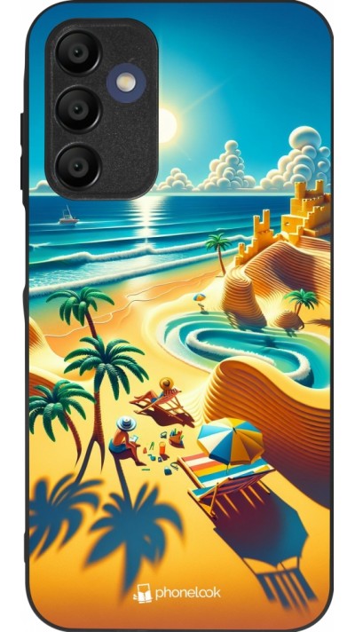 Coque Samsung Galaxy A16 - Silicone rigide noir Sunset Breeze