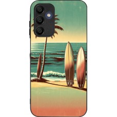 Coque Samsung Galaxy A16 - Silicone rigide noir Surf Paradise