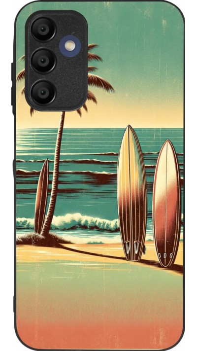 Coque Samsung Galaxy A16 - Silicone rigide noir Surf Paradise