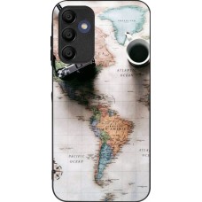 Coque Samsung Galaxy A16 - Silicone rigide noir Travel 01