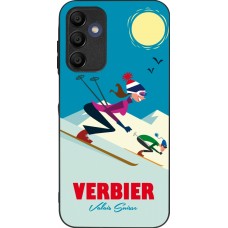 Coque Samsung Galaxy A16 - Silicone rigide noir Verbier Ski Downhill