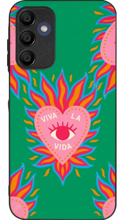 Coque Samsung Galaxy A16 - Silicone rigide noir Viva la vida 2026