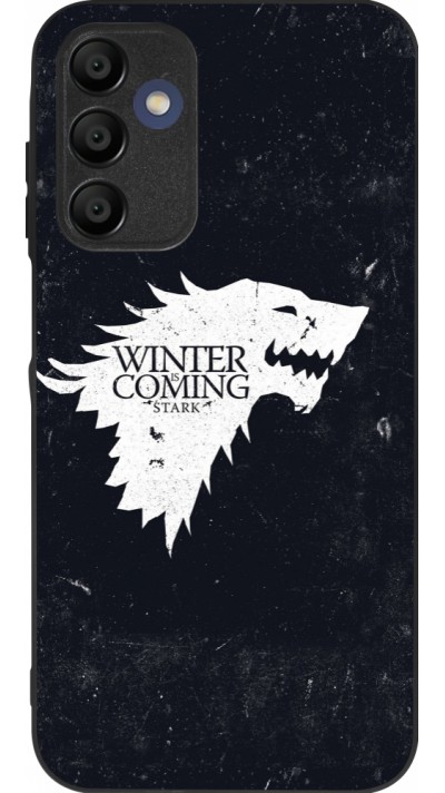Coque Samsung Galaxy A16 - Silicone rigide noir Winter is coming Stark
