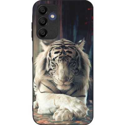 Coque Samsung Galaxy A16 - Silicone rigide noir Zen Tiger