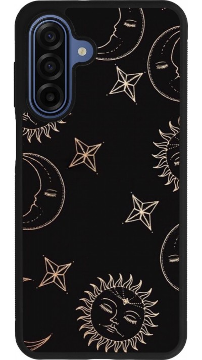 Samsung Galaxy A17 Case Hülle - Silikon schwarz Suns and Moons