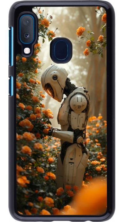 Coque Samsung Galaxy A20e - Astronaut flowers 2025