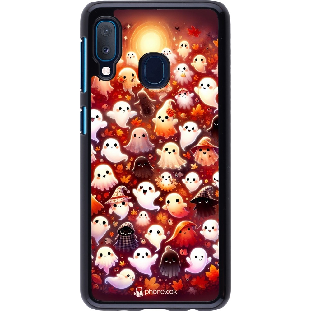Samsung Galaxy A20e Case Hülle - Gespenster Herbst niedlich