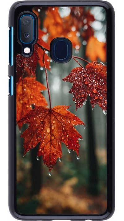 Samsung Galaxy A20e Case Hülle - Autumn 25 Rain