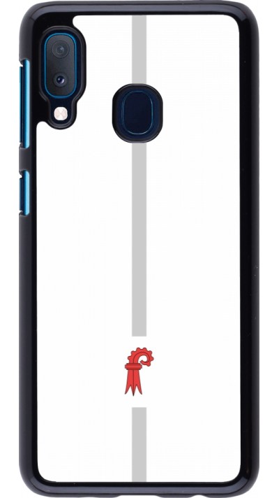 Samsung Galaxy A20e Case Hülle - Kanton BL weiss