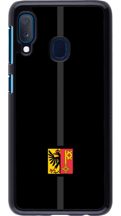 Samsung Galaxy A20e Case Hülle - Kanton GE schwarz